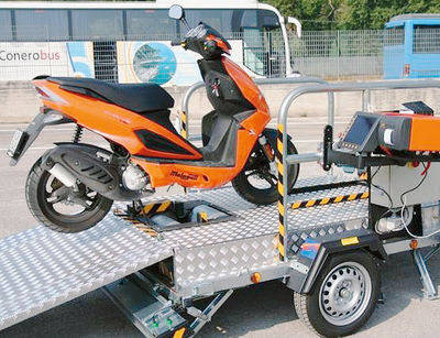 banco prova scooter