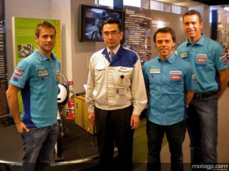 Capirossi, Bautista e Denning a Hamamatsu