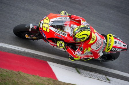 rossi ducati curva