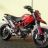 Ducati Hypermotard che monta uno scarico Spark