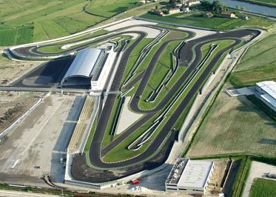 Adria International Raceway: una veduta aerea