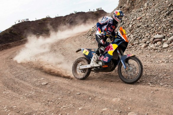 Cyril Despres in azione alla Dakar 2012