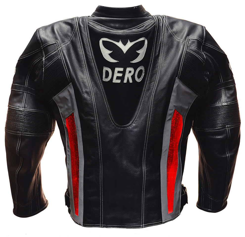 Dero Lightning: il retro della nuova giacca con tecnologia LED