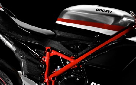 Ducati 1198: un particolare della supersportiva di Borgo Panigale