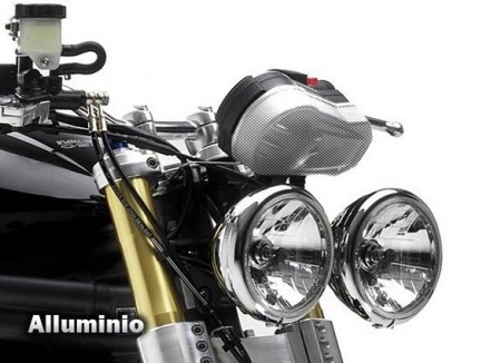 Italian Factory Bike: particolari di alcuni  accessori in alluminio