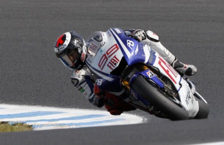 Jorge Lorenzo primo nelle FP2 all'Estoril