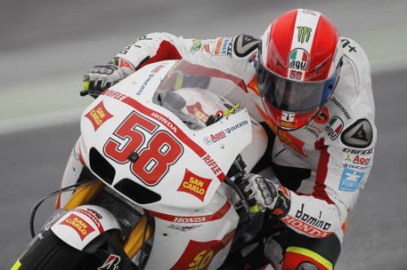 MotoGP: MarcoSimoncelli in sella alla Honda RC 212 V del team Gresini
