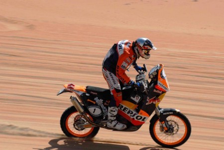 Marc Coma, vincitore dell' Abu Dhabi Desert Challenge 2011