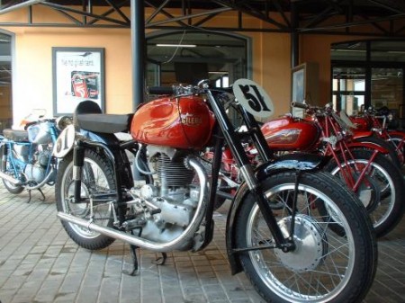 Moto d'epoca in mostra