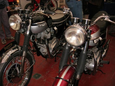 Moto d' epoca in mostra