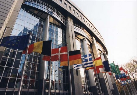 La sede del Parlamento Europeo a Bruxelles