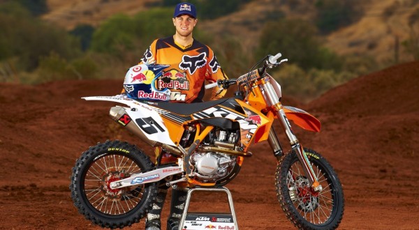 Ryan Dungey, pilota KTM attualmente impegnato nell'AMA Supercross 2012