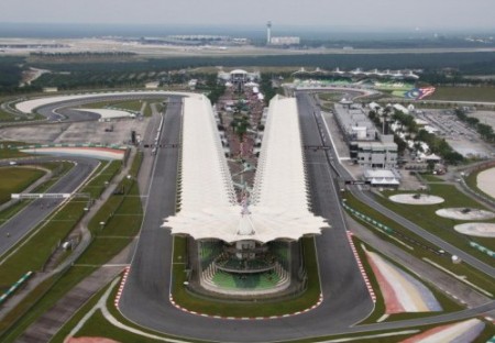 Sepang Malesia: un particolare del circuito