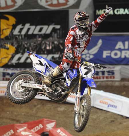 Supercross: James Stewart, pilota Yamaha