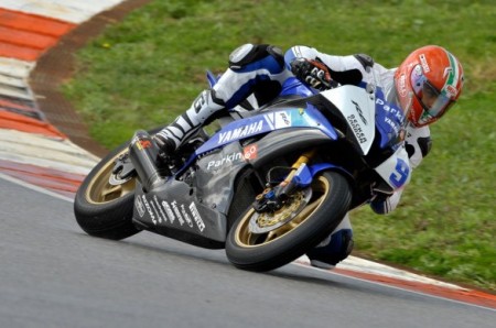 Supersport: Luca Scassa in azione