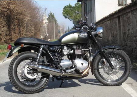 Triumph Bonneville Six Days preparata da Galli Moto