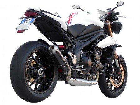 Triumph Speed Triple 2011 con scarichi SC-Project