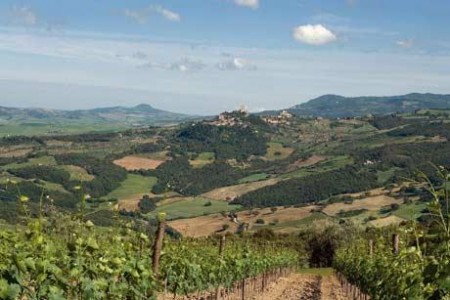 Uno scorcio della Val d'Orcia