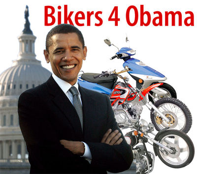 Obama Motorcycling