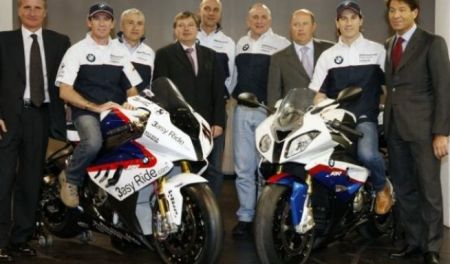 Il team BMW in Superbike