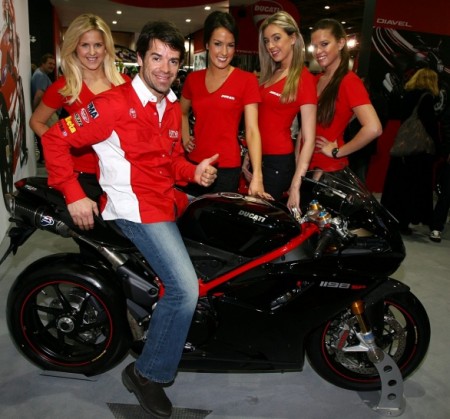 carlos checa ducati london fair