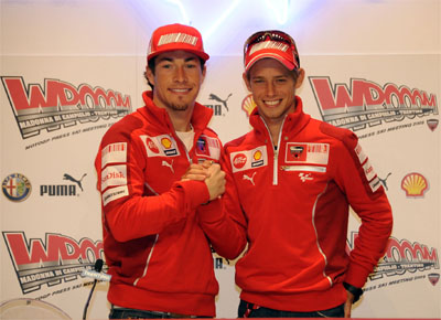 Casey Stoner icky Hayden