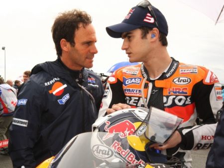 Daniel Pedrosa a colloquio con Alberto Puig