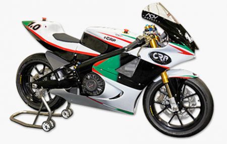 eCRP 1.2: un’immagine della moto elettrica italiana