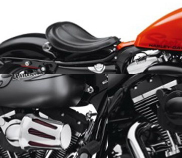 Harley Davidson: un particolare degli accessori 2010