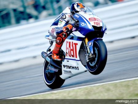 Jorge Lorenzo nelle fp1 a Misano