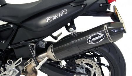 Laser HotCam2 Carbon Short per BMW F 800R 2010: un particolare del nuovo scarico