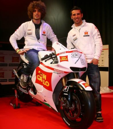 Marco Simoncelli e Marco Melandri