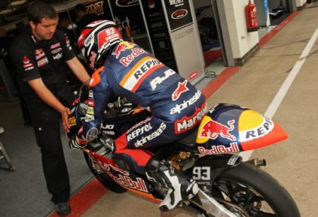 Marc Marquez, poleman della classe 125 a Silverstone