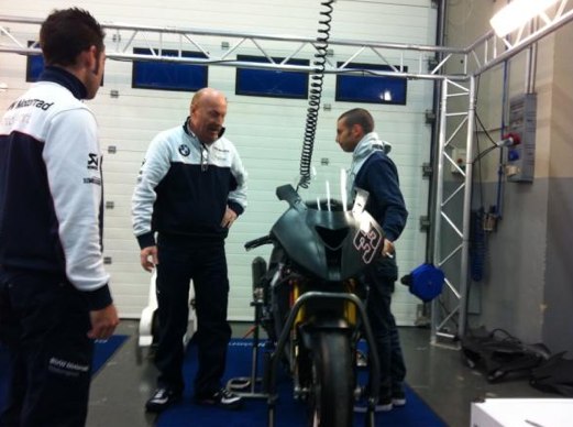 melandri test bmw