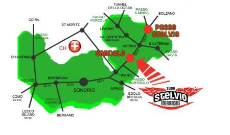 Cartina Motoraduno Stelvio