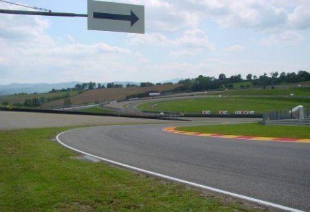 Circuito del Mugello: curva Casanova