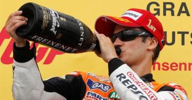 pedrosa podio sachsenring