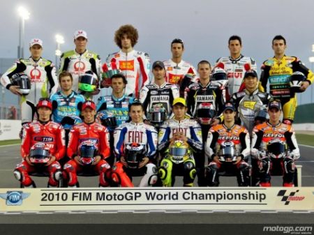 Roster del campionato motogp 2010