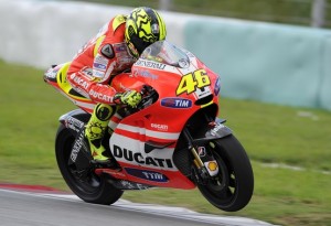 rossi ducati test 2011