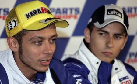 Valentino Rossi e Jorge Lorenzo