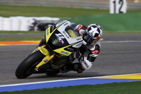 Ben Spies in sella alla sua Yamaha M1