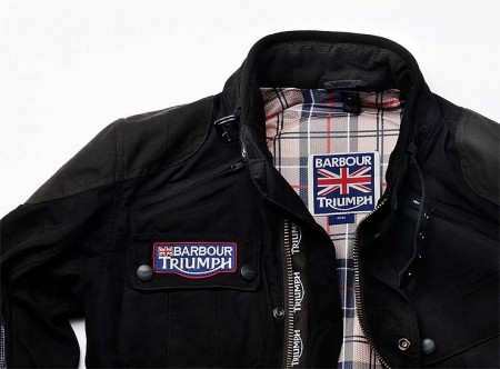 triumph barbour jacket