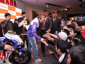 Valentino Rossi a New Delhi