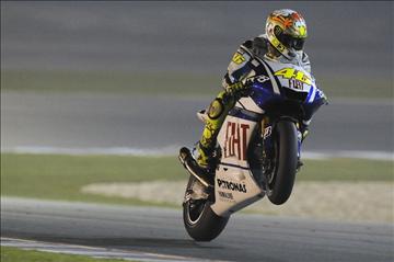 Valentino Rossi in impennata