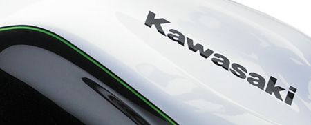 Kawasaki: il logo della casa su Z 750 versione 2010