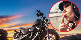 Fumare in moto
