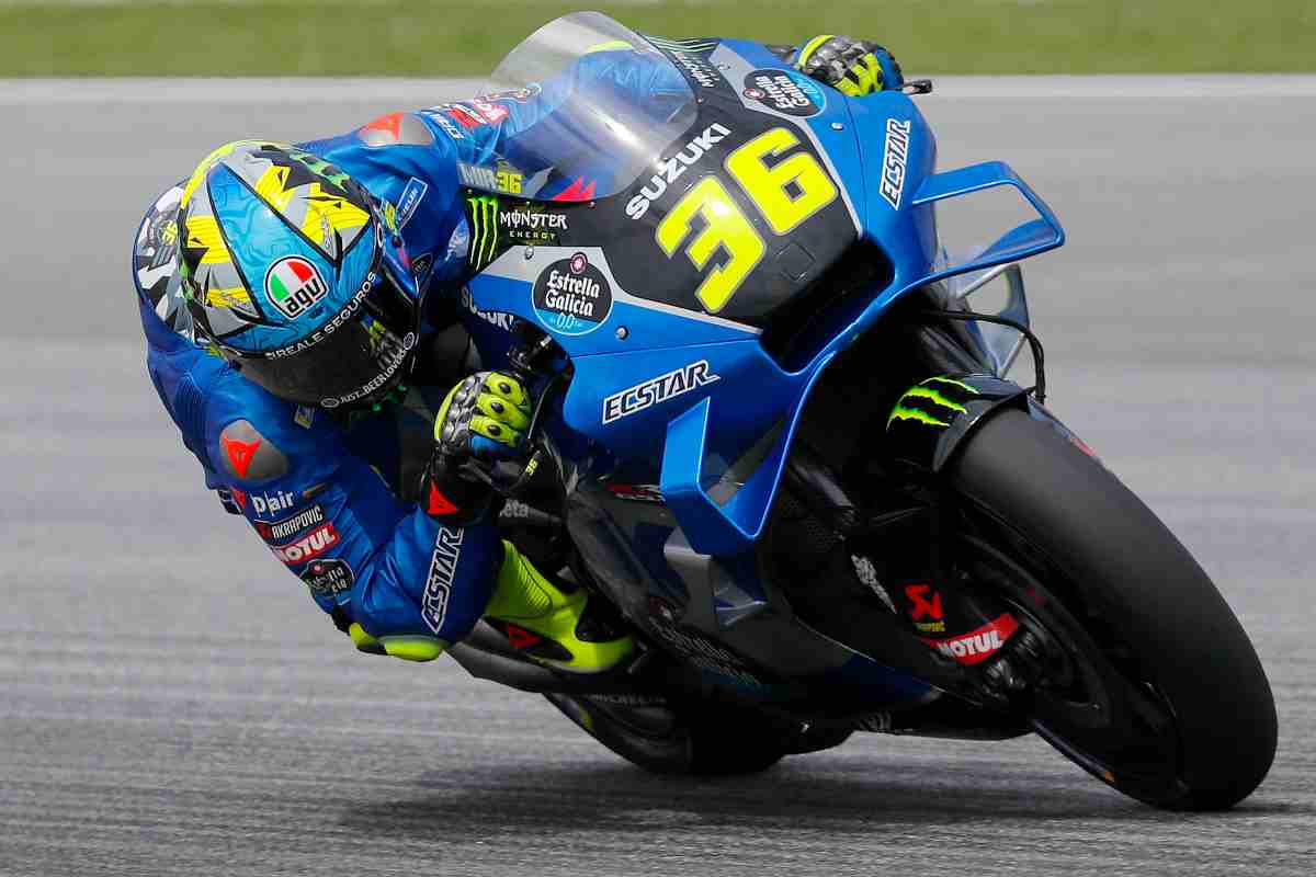 La Suzuki GSX-RR di Joan Mir (foto Ansa)