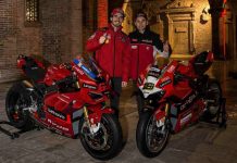 Pecco Bagnaia e Alvaro Bautista (foto Ducati)