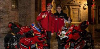 Pecco Bagnaia e Alvaro Bautista (foto Ducati)