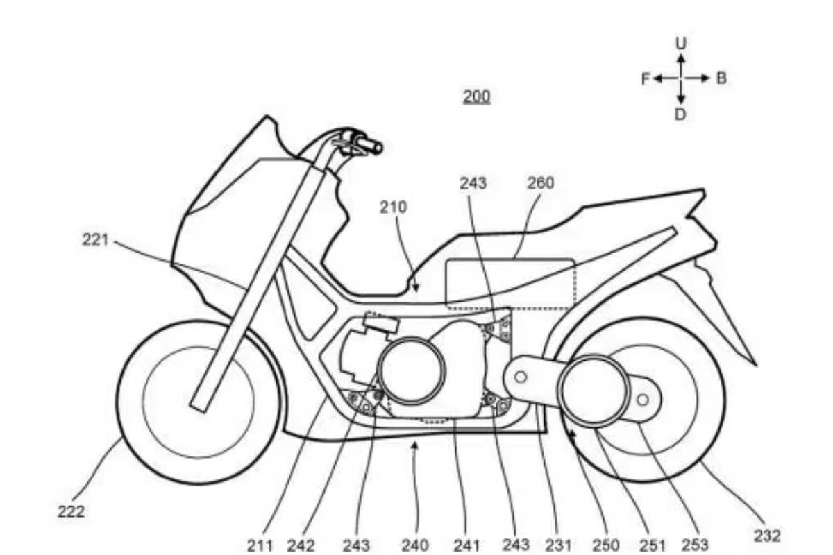 Yamaha T-Max, uno dei due documenti legati ad un potenziale modello ibrido (Web source) 11 dicembre 2022 nextmoto.it